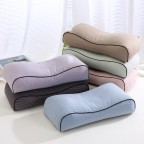 Quilted Thick Pillowcase Buckwheat Hull Contour Pillow