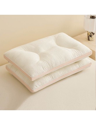 7A Jacquard Anti-Bacterial Neck Support Pillow, Set of 2